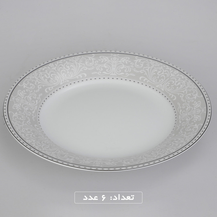 سرویس چینی 35 پارچه غذاخوری چینی زرین ایران طرح شهرزاد مدل ورونا درجه عالی