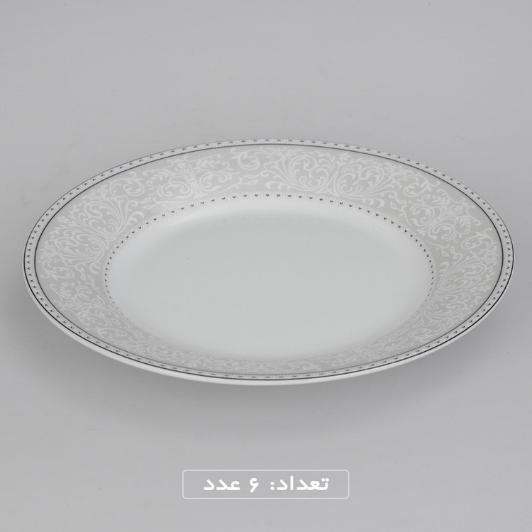 سرویس چینی 35 پارچه غذاخوری چینی زرین ایران طرح شهرزاد مدل ورونا درجه عالی