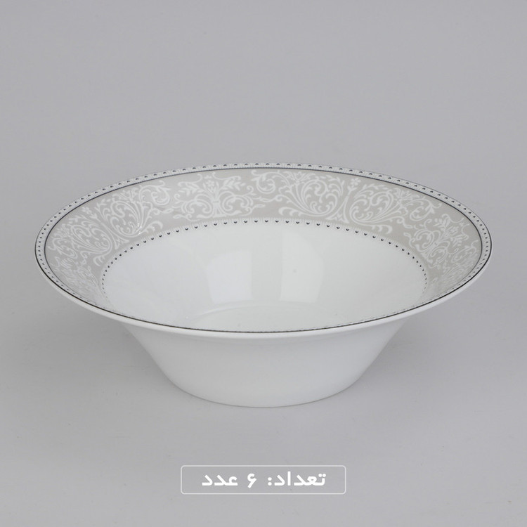 سرویس چینی 35 پارچه غذاخوری چینی زرین ایران طرح شهرزاد مدل ورونا درجه عالی