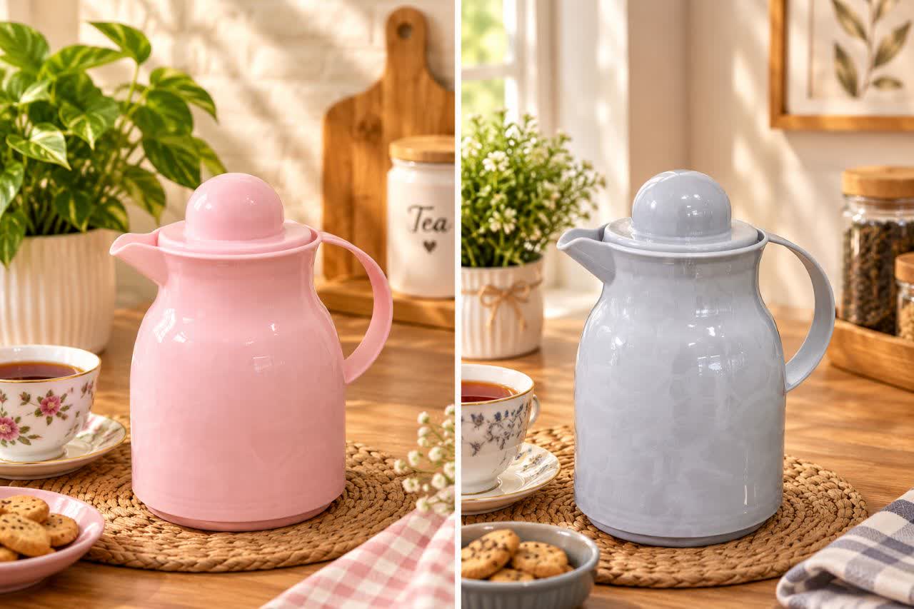فلاسک دم نوش داخل شیشه