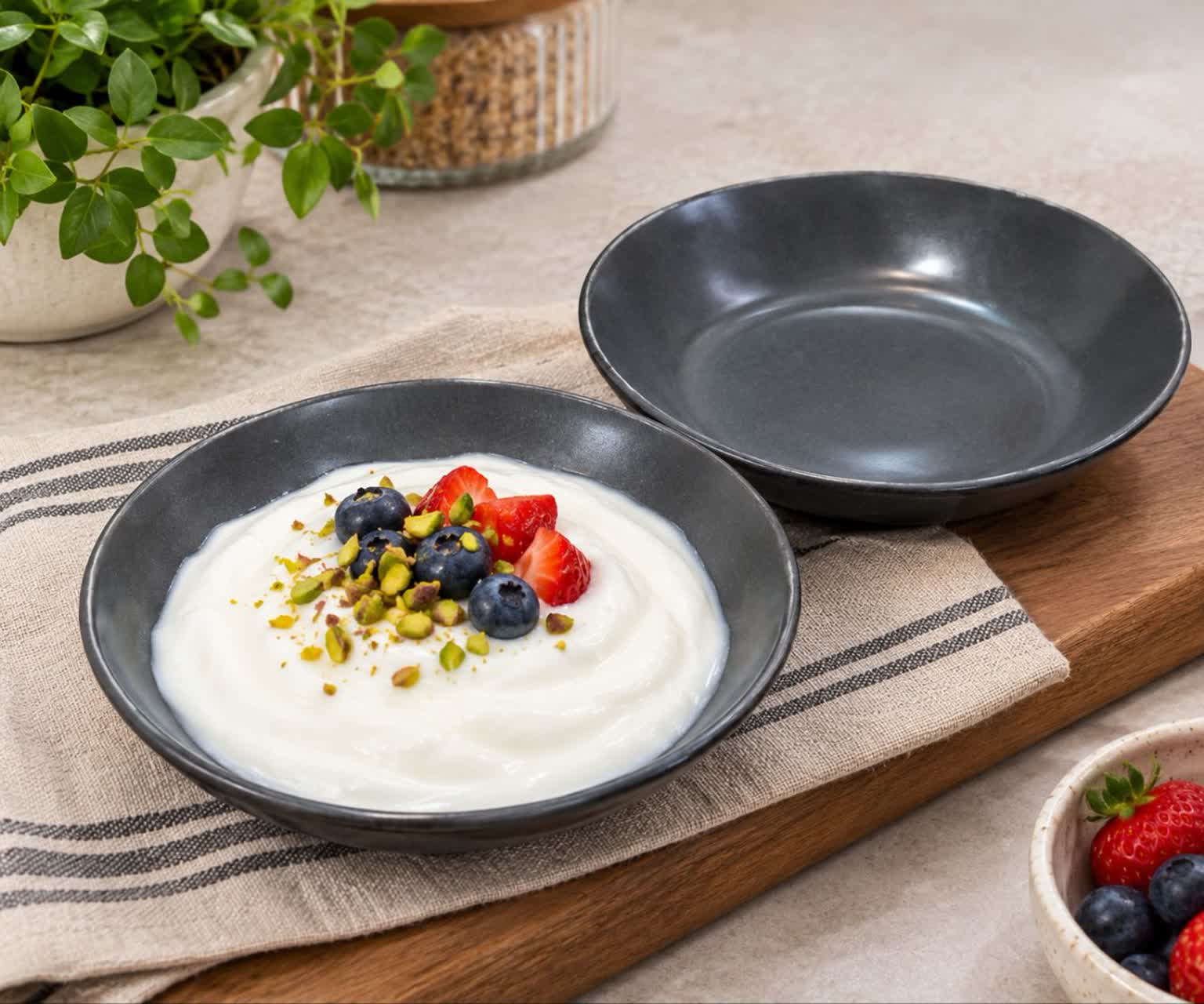 ماست خوری رنگی چینی کلارا